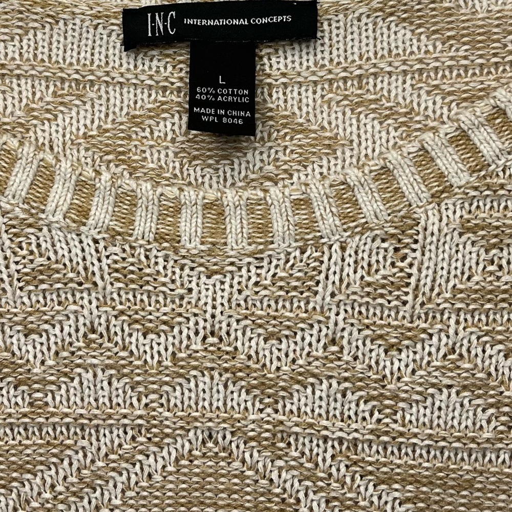 INC Fringe Tribal Sweater - Picture 7 of 9